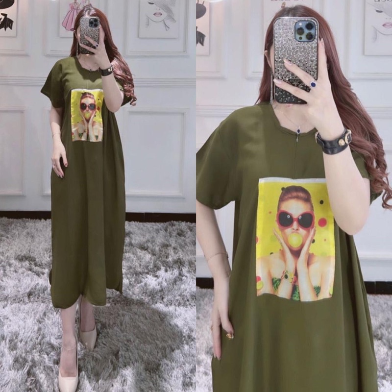 DASTER ANDIN ARAB EMBLEM ALISA || RAYON SUPER GRADE A ORI || KANCING DEPAN FULL BUSU &amp; BUMIL LD 110