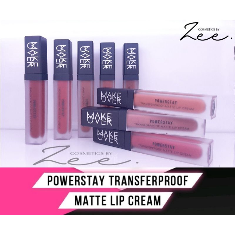 Make Over Powerstay Transferproof Matte Lip Cream | Lip Cream Makeover | lipstik Makeover