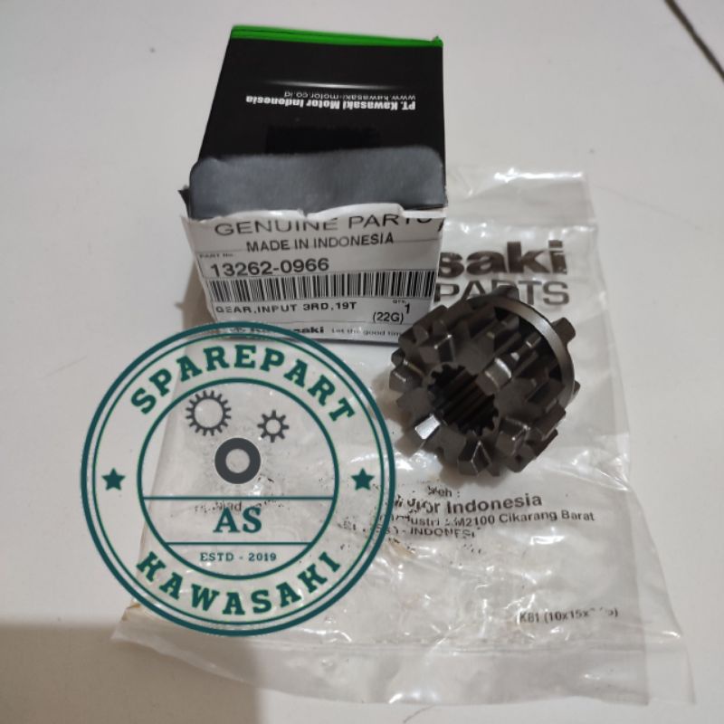 gir gigi Rasio Gigi Input 3 mata 19 klx 150 klx150 original