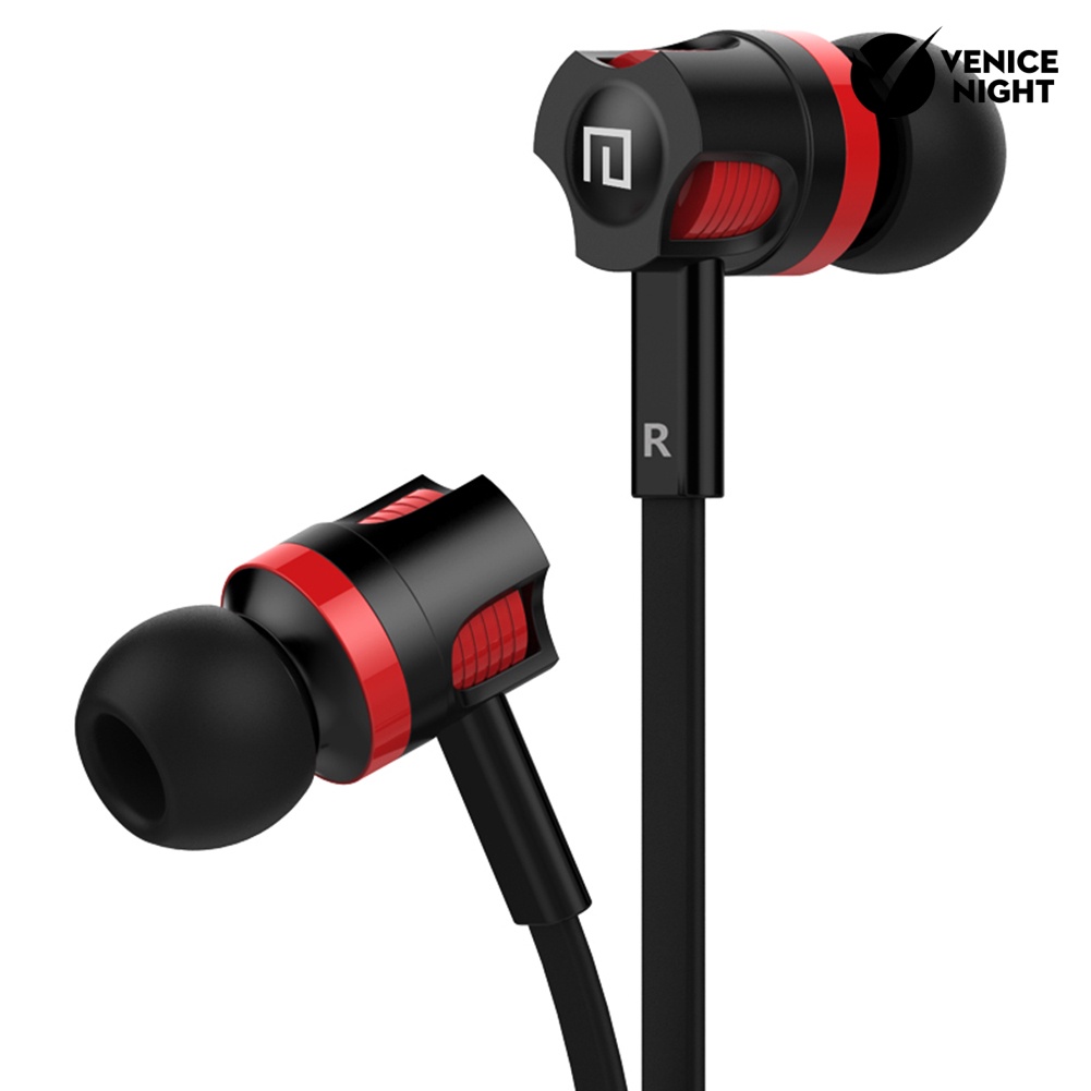 (VNEP) (Berkabel) Stereo In-Ear Earphone Headphone dengan Mikrofon Headset Gaming untuk Ponsel