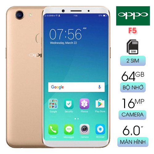 HP OPPO F5 RAM 4/64GB original100% 4G Smartphone Android NEW GARANSI