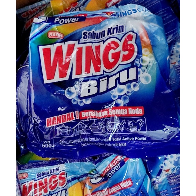 Sabun Krim Wings Biru 435 gr