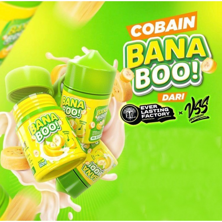 Bana Boo Banana Cream Raisin 60ML by ELF x VSS