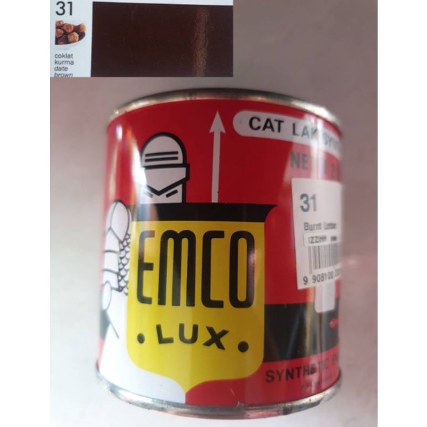 Jual Cat kayu & besi emco warna coklat kurma 200 ml | Shopee Indonesia