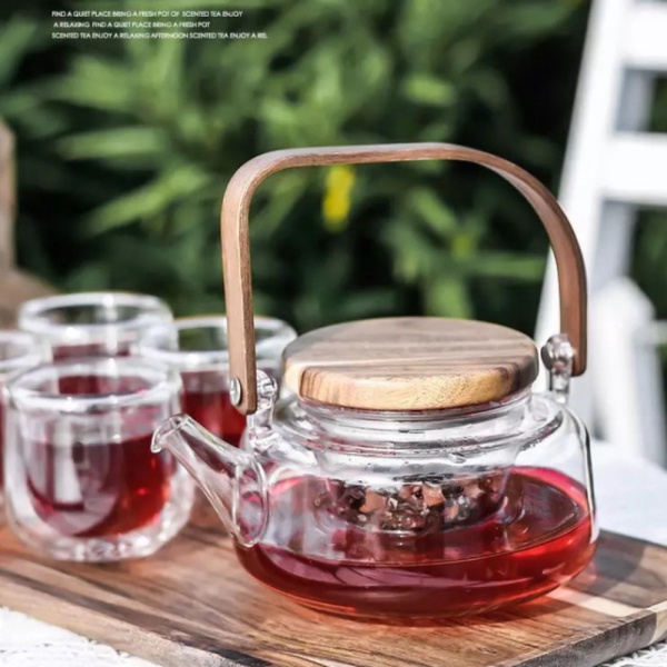 

Jual Japanese Teapot Wood Glass Material 500ml/ Teko Pot Teh Jepang Kaca Berkualitas