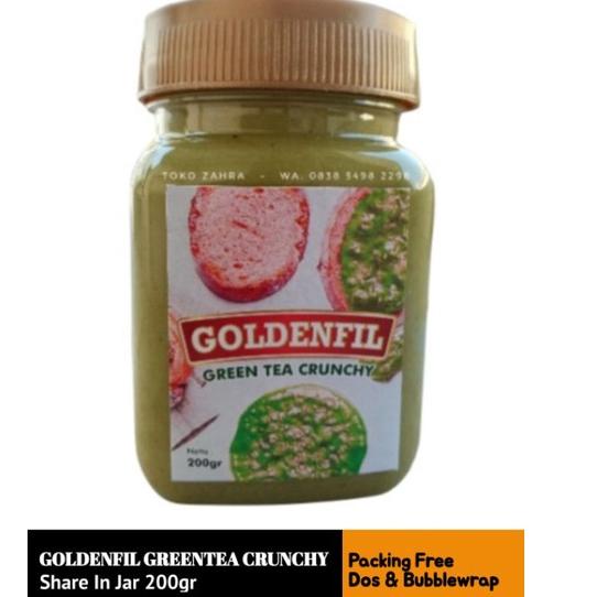 

➼ Goldenfil Greentea Crunchy Share In Jar 200gr ぉ