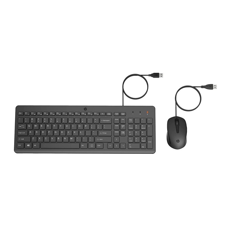 HP 150 Wired Keyboard and Mouse Combo with Instant USB Plug/HP150