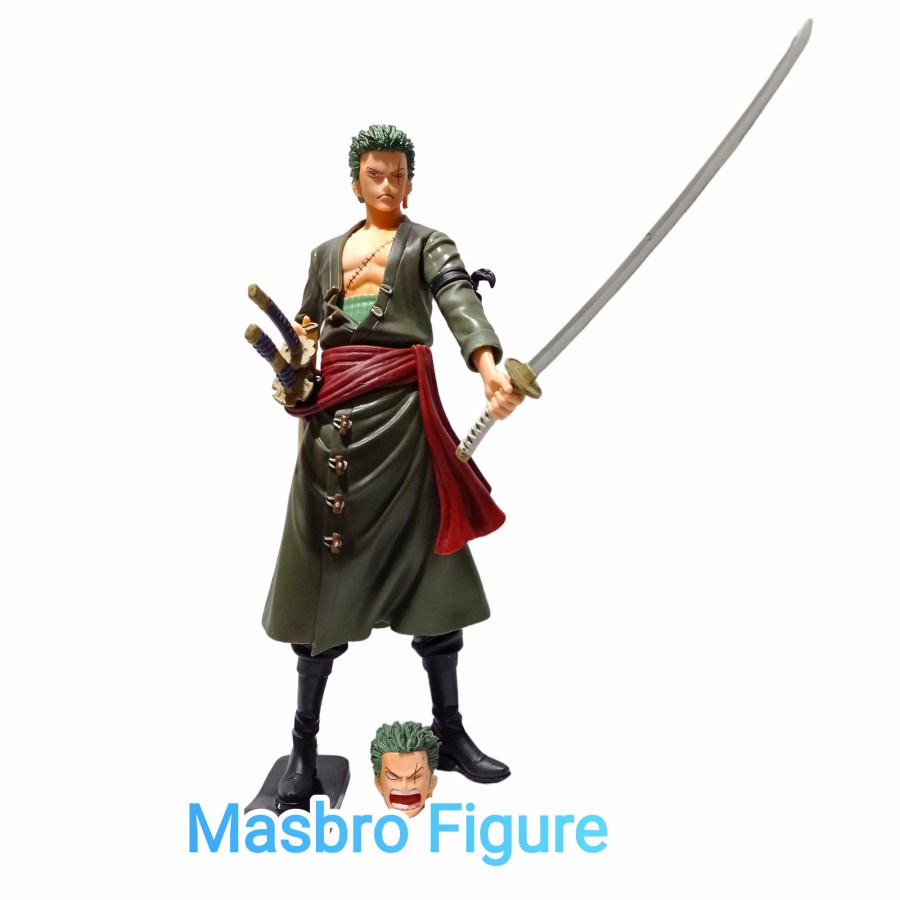 Action Figure One Piece Grandista RORONOA ZORO Nero Ver.