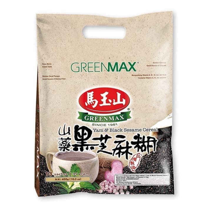 

Sereal Greenmax Yam & Black Sesame Cereal