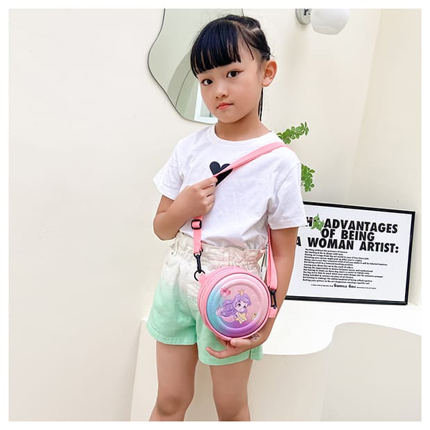 [JUALSEMUA18]Tas Selempang Anak Motif Karton Lucu / Cute Kids Sling Bag / Tas Selempang Cangkang anti air / Import