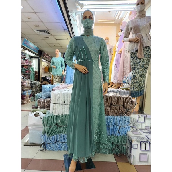 REALPICT GAMIS BRUKAT HARUMA MODEL TERBARU DRES GEMES KONDANGAN GAMIS TILE MUTIARA GAMIS MAXI TILE DOTY GAMIS MODERN PAYET GAMIS MIX CERUTY