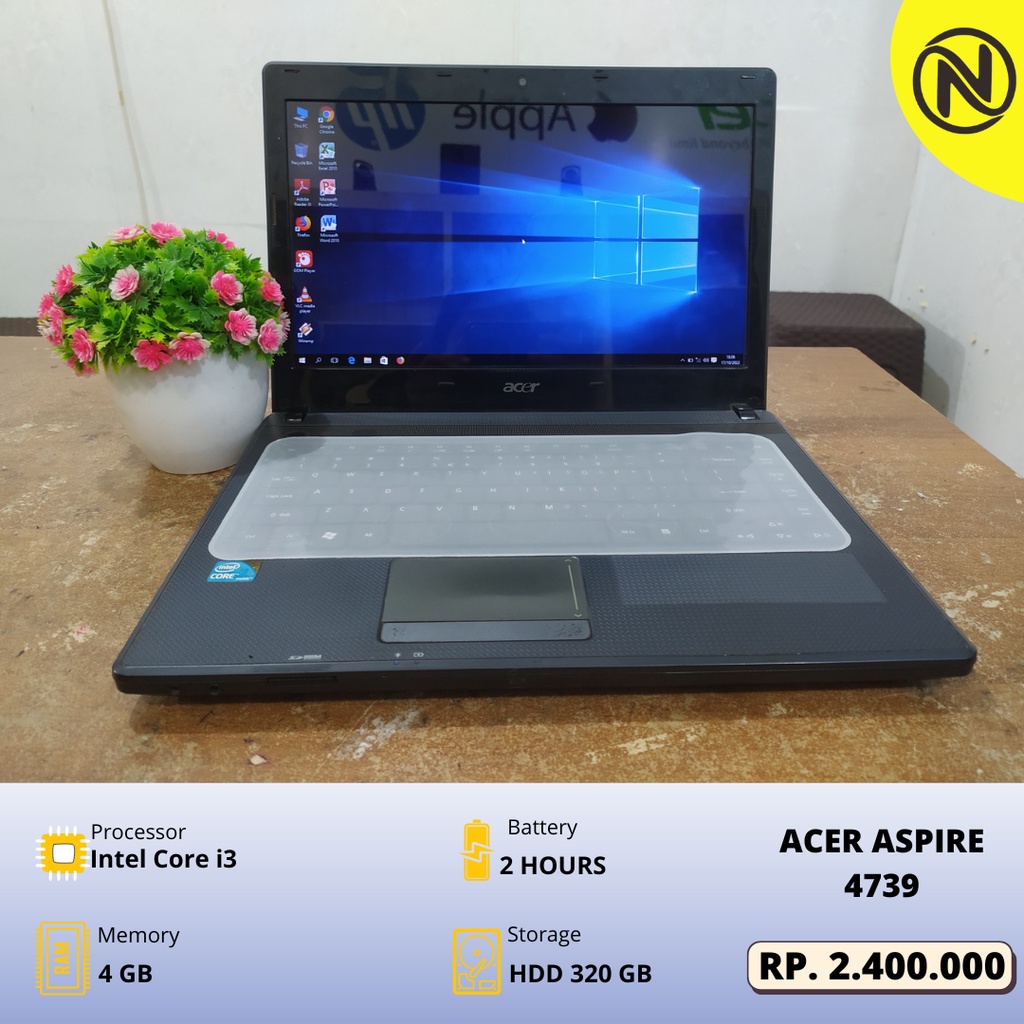 Jual Laptop Acer 4739 Core I3 Shopee Indonesia