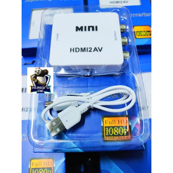 Mini HDMI to AV converter