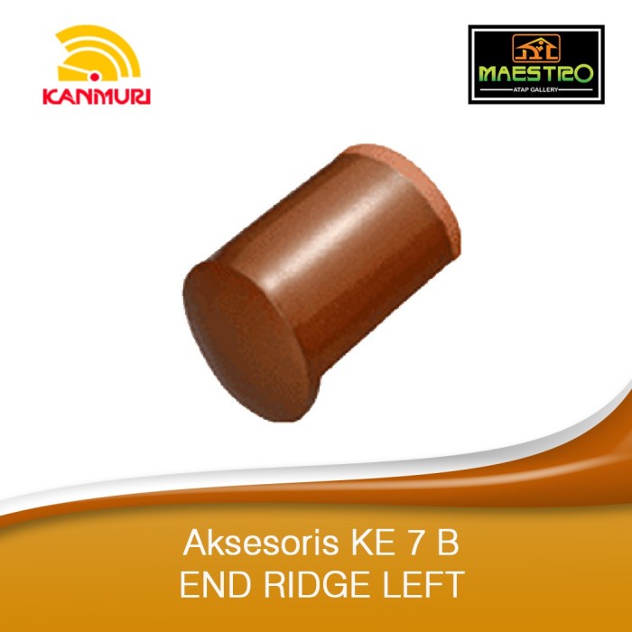 Nok Ujung Atas Genteng Keramik Kanmuri 7B