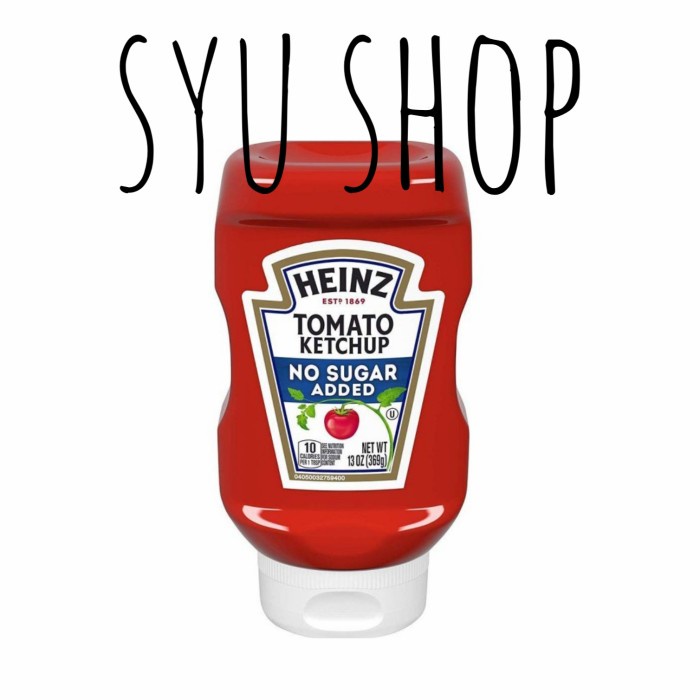 

kraft heinz tomato ketchup no added sugar unsweetened 13 oz 369 gr ml