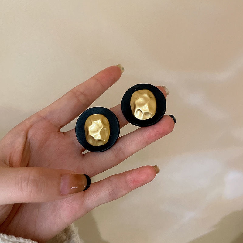 Anting Tusuk Gantung Temperament Warna Gold Gaya Korea / Trendy / Keren Untuk Wanita