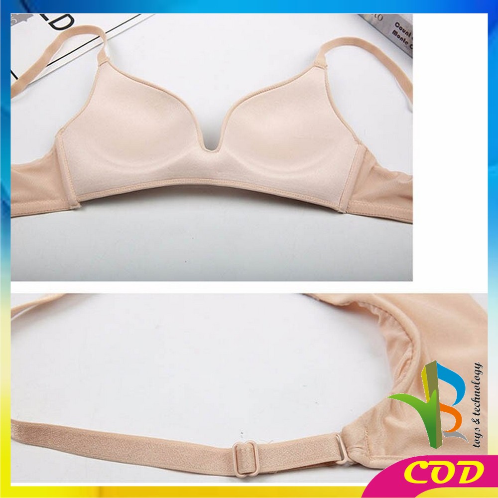 RB-P45 Bra BH Tanpa Kawat Bahan Halus Pakaian Dalam Wanita Bra Push Up Elastis Sexy Yoga Bra Murah