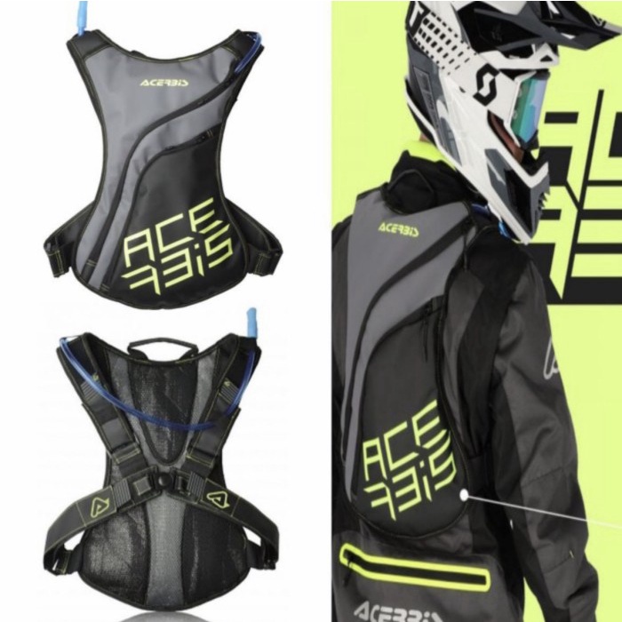 Rain Cover Tas Punggung Acerbis Satuh Hydrobag Acerbis Black Yellow