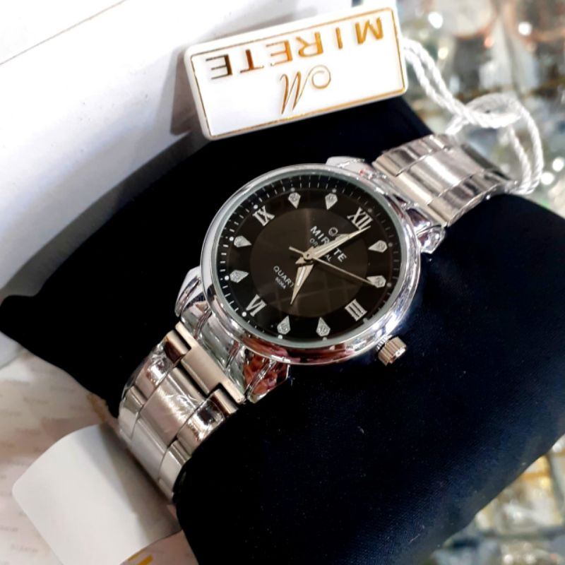 Jam Tangan Wanita Mirete Original Tahan Air | Rantai Stainlees Steel Free Batrai Cadangan | JAM Tangan Kasual Wanita Quart Analog Sprorty Elegan Mirete Original Rantai STAINLEES Steel | Jam Tangan Fashion Wanita Water Resistantce