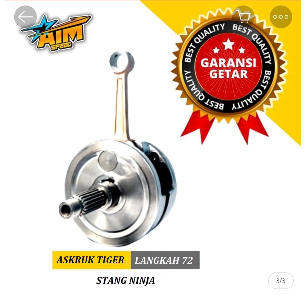 Askruk Tiger up Langkah 72 stang Ninja Kruk As AIM SPEED
