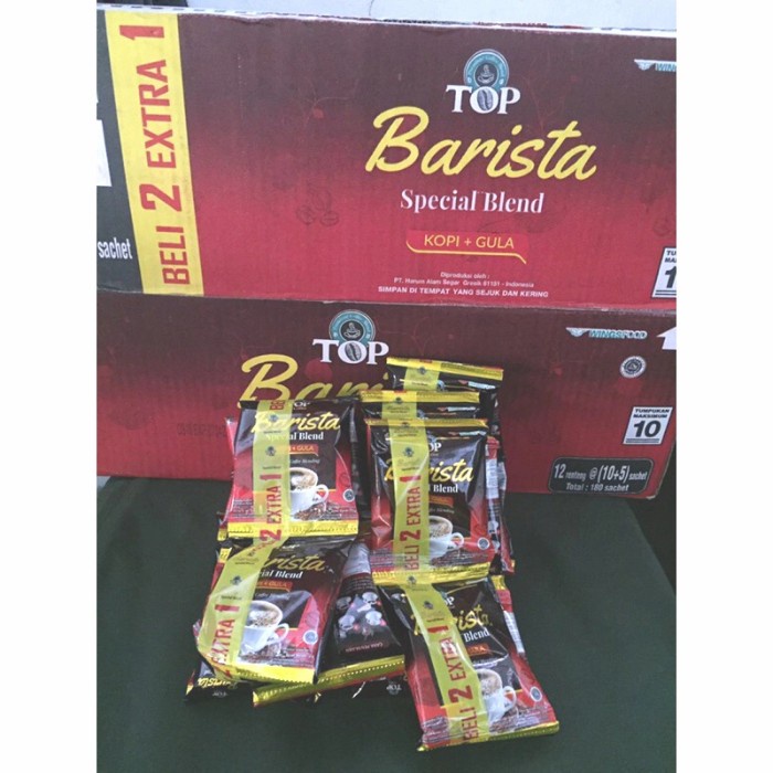

TOP KOPI + GULA BARISTA SPECIAL BLEND