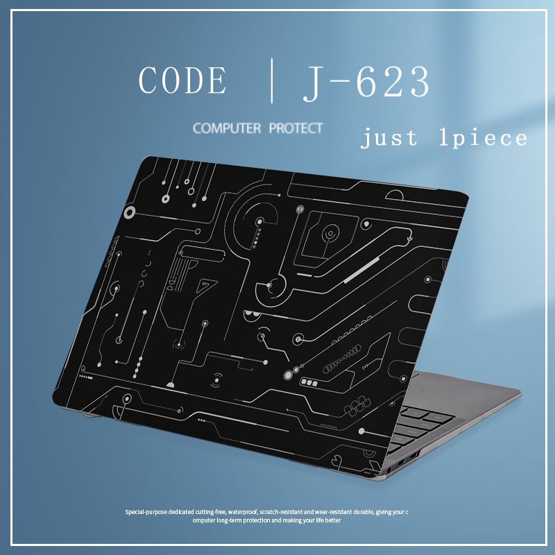 1pc Universal Custom Pola COD Stiker Cover Laptop Untuk ASUS VIVOBOOK15S K55 X542 X553M A407 Skins Painting Notebook Stickers