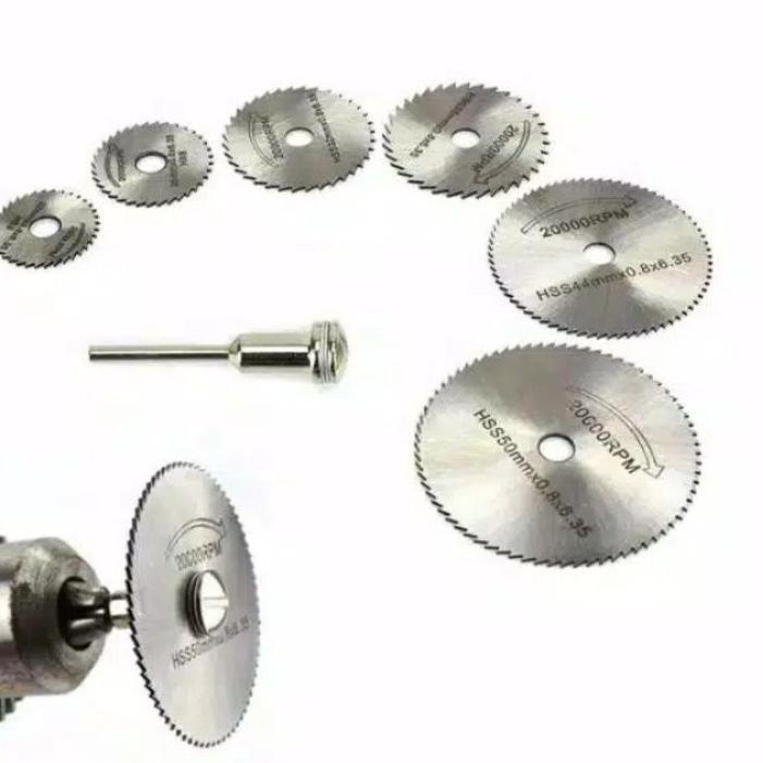 ㋿ Mata bor potong gergaji mini grinder cun mata gergaji kayu mini gerinda 6 pcs プ