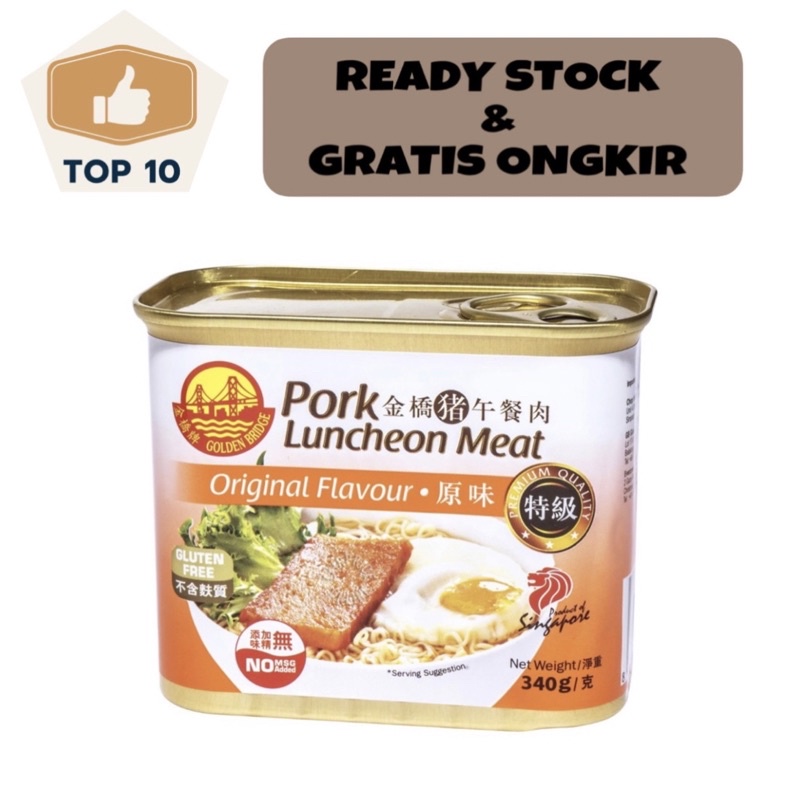 

Golden Bridge Pork Luncheon Meat - Original 340g