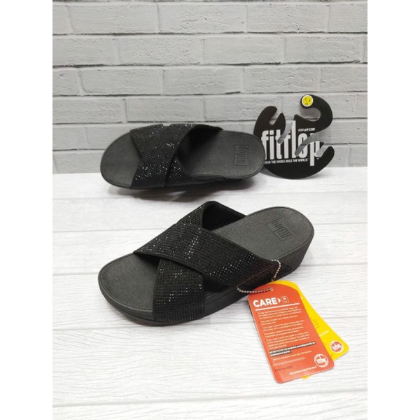 NEW FITFLOP CRYSTAL SLIDE WOMEN SANDALS