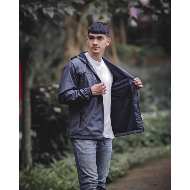 Jaket Outdoor The Bojiel Nasa Grey Jaket Parasut Jaket Pria Jaket Outdoor