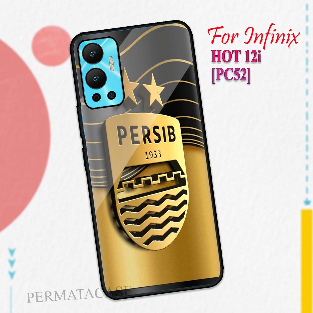 Case Glossy | Infinix Hot 12i | Casing Hp Kilau Motif Persib