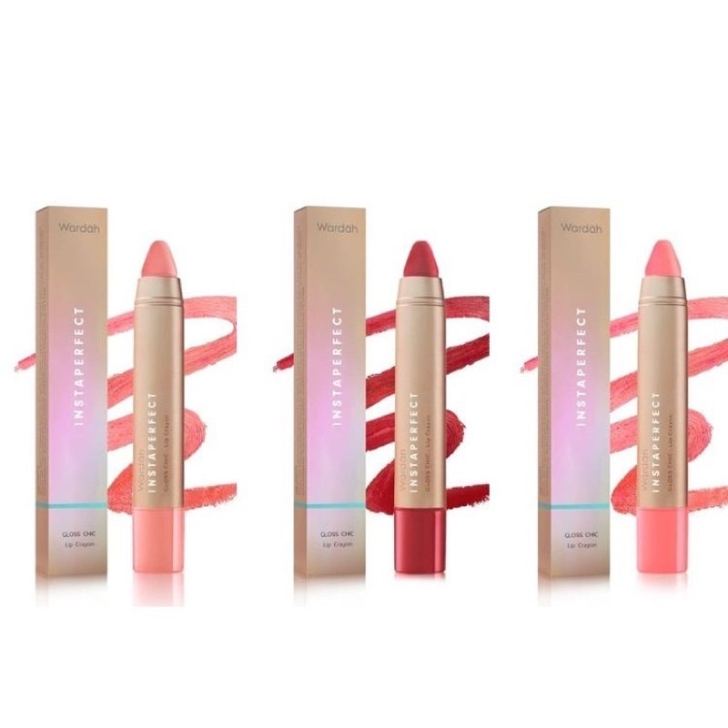 WARDAH INSTAPERFECT GLOSS CHIC LIP CRAYON