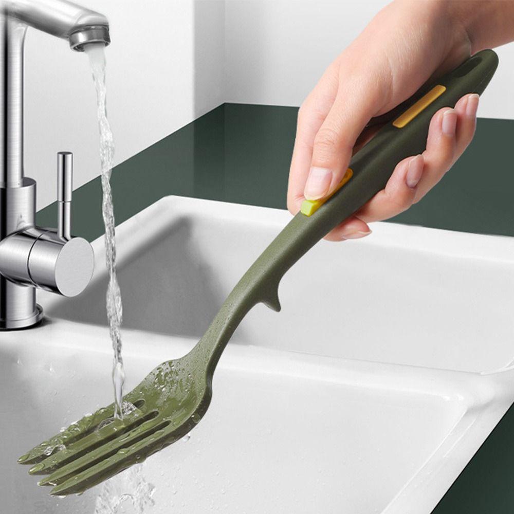 Top 1pcs Garpu Salad Fashion Masak Silikon Whisking Serving