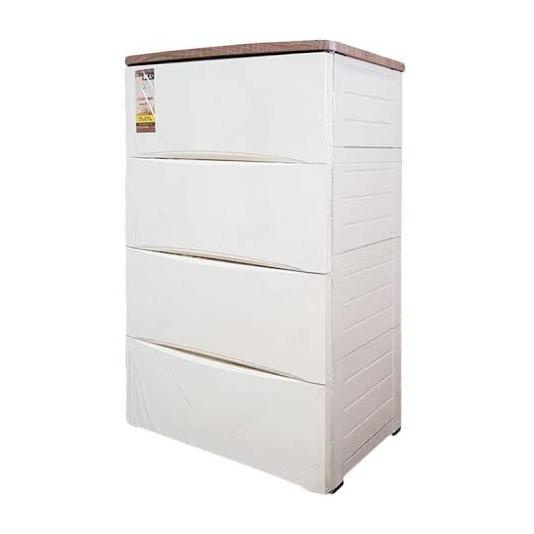 

LEMARI PAKAIAN PLASTIK LACI DRAWER 4 SUSUN MODERN OLYMPLAST MURAH stock ready