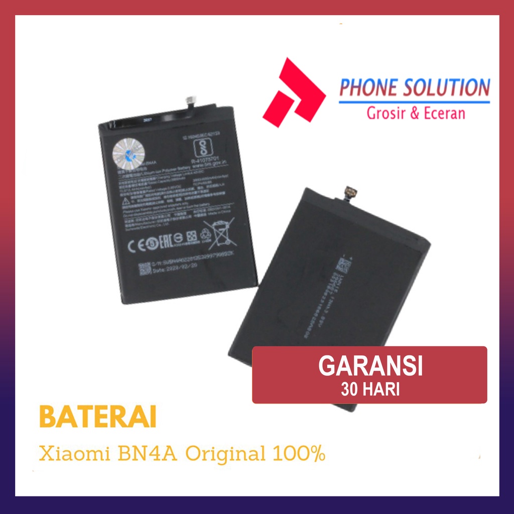 Baterai Xiaomi Redmi Note 7 / Baterai Xiaomi BN4A Original Oem // Supplier LCD Xiaomi - Garansi 1 Bulan