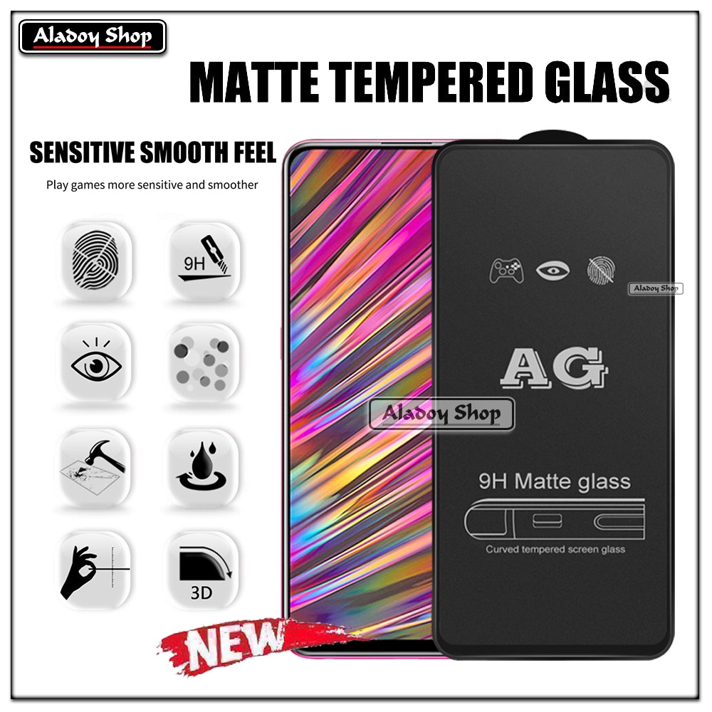 Vivo V15 PAKET 2IN1 Tempered Glass Matte Anti Glare Full Layar dan Tempered Glass Kamera