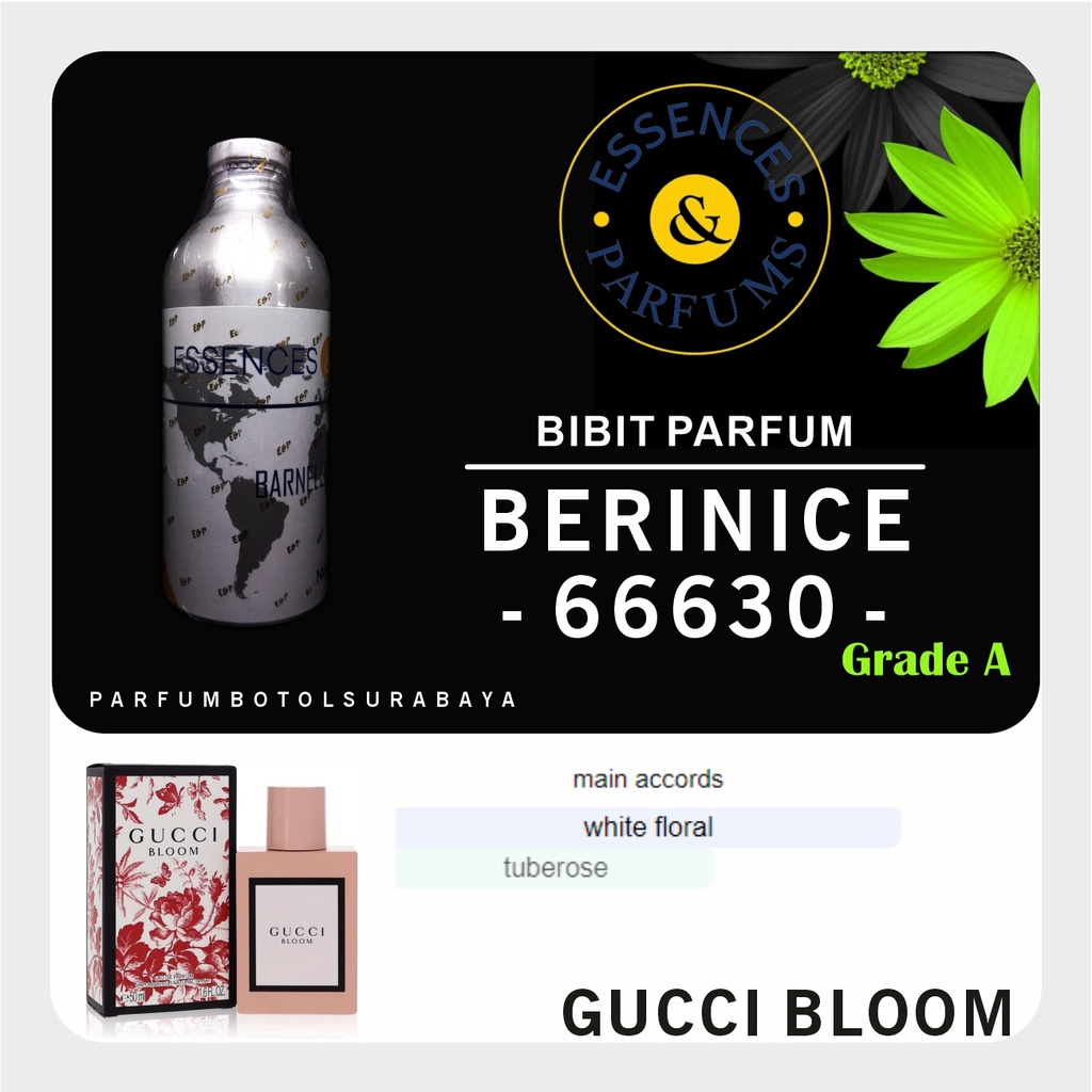 Bibit Parfum - BERINICE 66630 | Guci Bloom | Grade A | Essences | 500gr Segel