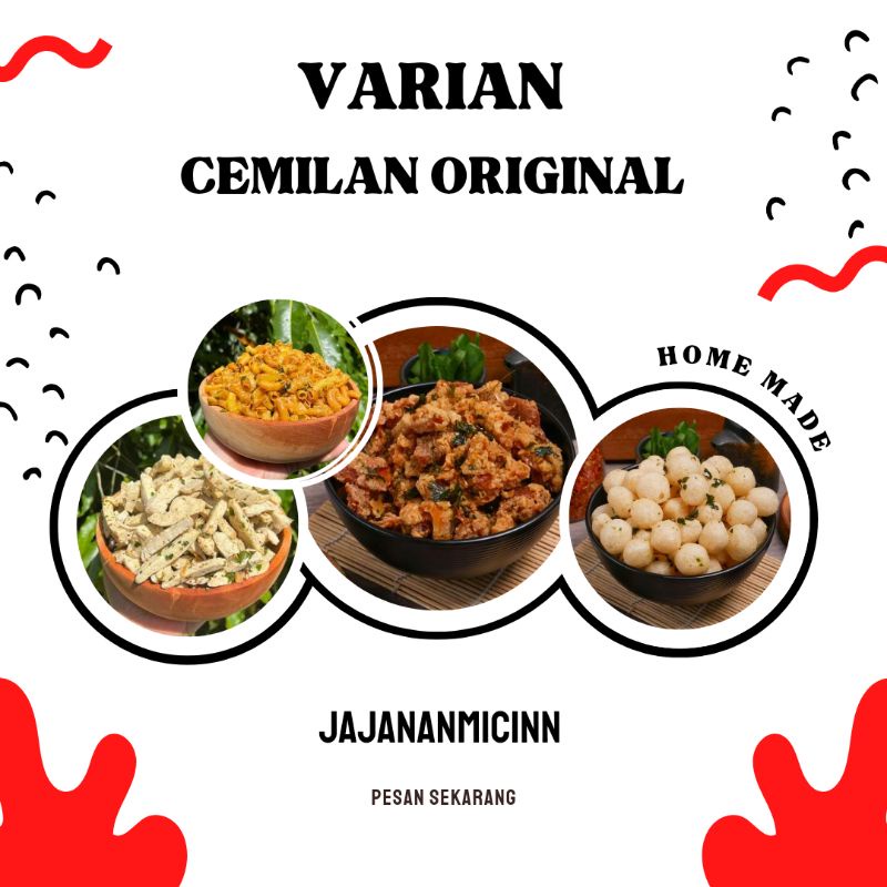 

VARIAN CEMILAN ORIGINAL by @jajananmicinnnn