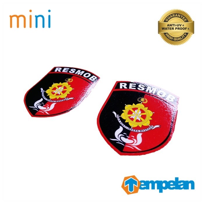 STIKER MINI RESMOB POLRI