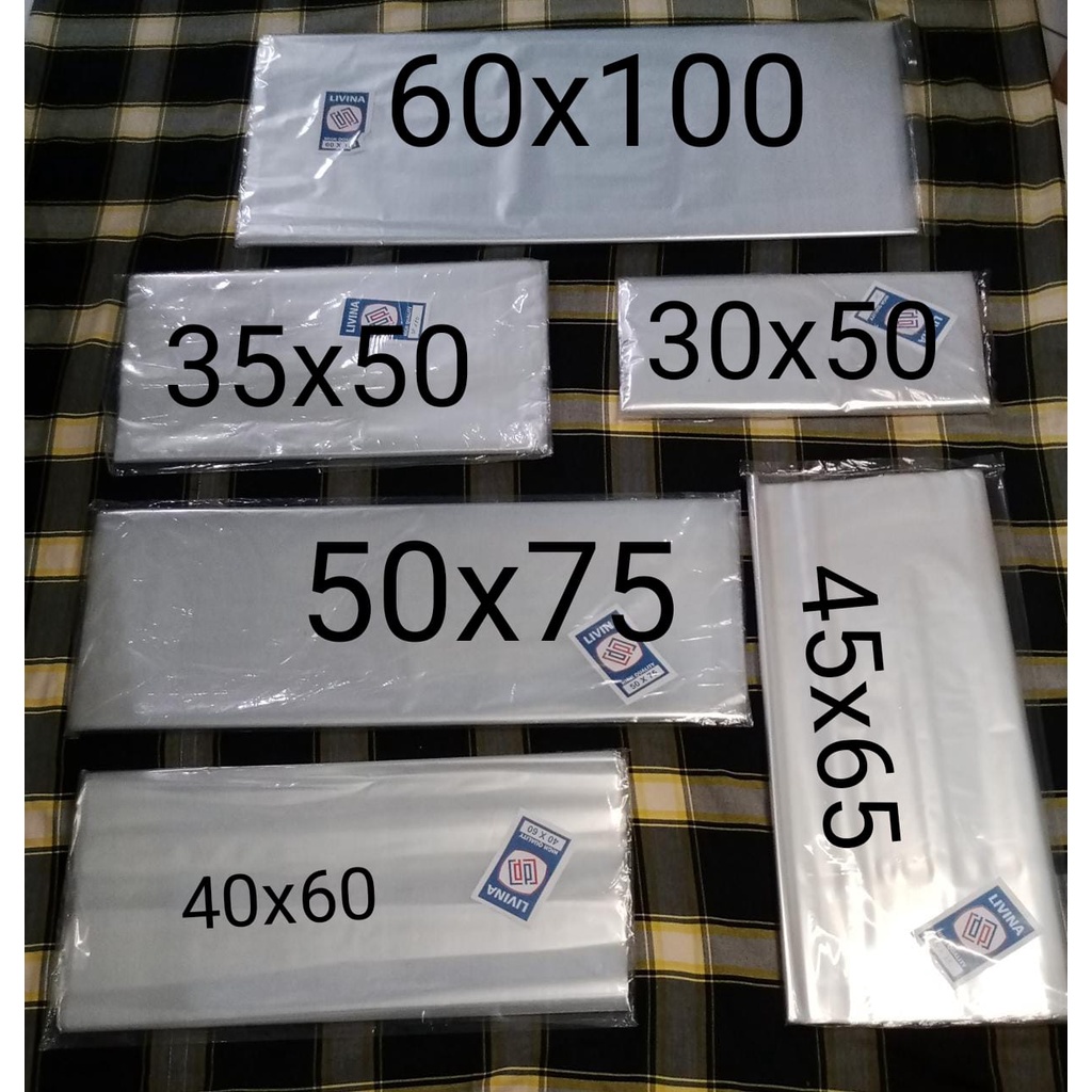 Jual Kantong Plastik Pp Bening Laundry 30x45 30x50 35x50 40x60 45x65 50x75 60x100 8566