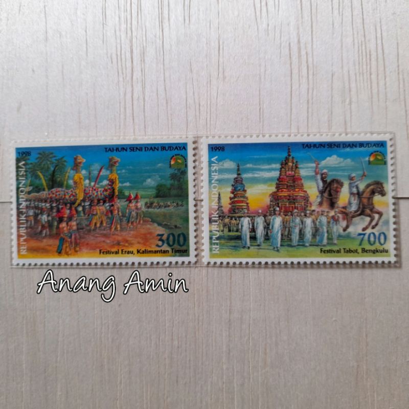 

LOT.F114 PRANGKO INDONESIA I-535 2V TAHUN SENI DAN BUDAYA 1998