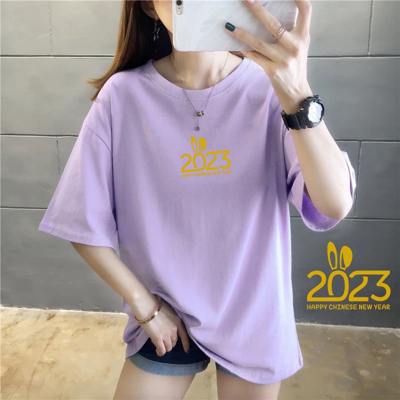 YOURSTYLE1119 - KAOS 2023 CNY KAOS IMLEK KEKINIAN TERLARIS KEREN UNISEX OVERSIZE