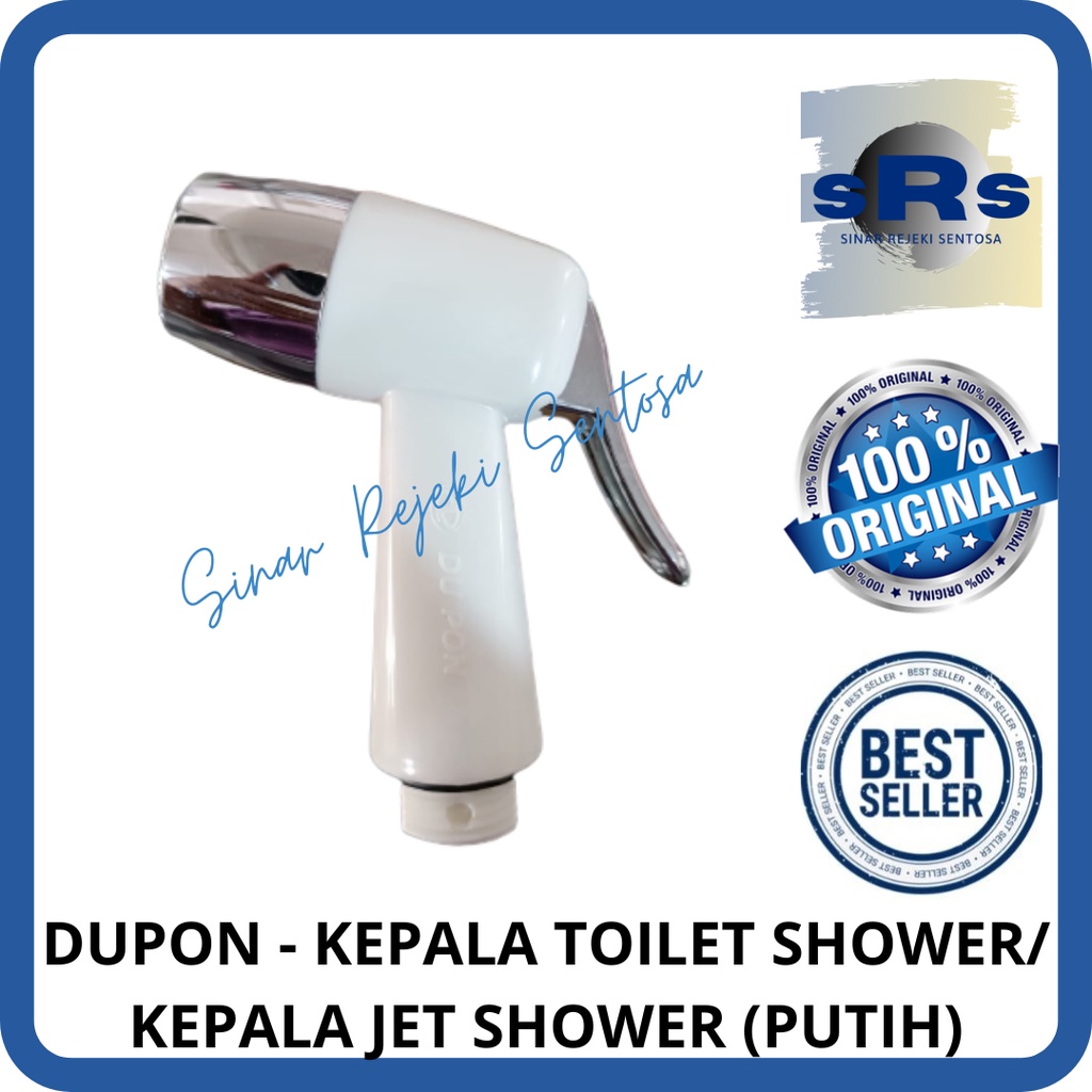 DUPON - KEPALA TOILET SHOWER/KEPALA JET SHOWER SAJA (PUTIH)