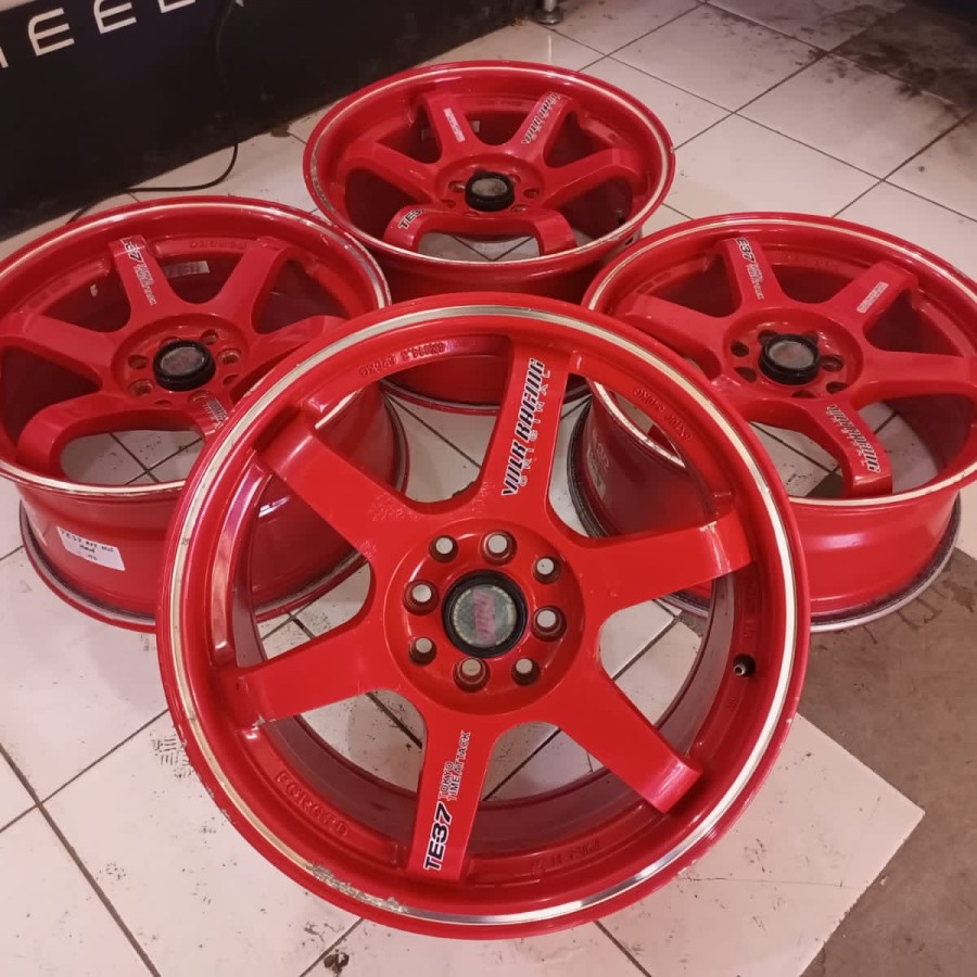 Velg Mobil Racing Ring 17 Baut 4 TE37 R17X7,5-8,5 8X100-114,3