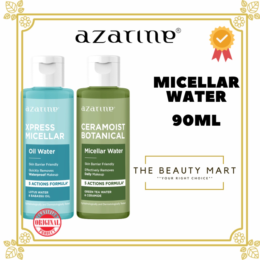 Azarine Micellar Water | Ceramoist Boranical &amp; Xpress Micellar 90ml