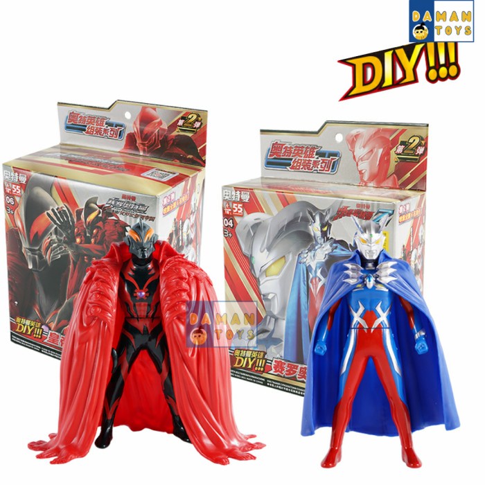 Mainan DiY Ultraman Ultra Act Kaiser Belial Zero Z Alpha Zoffy Taiga