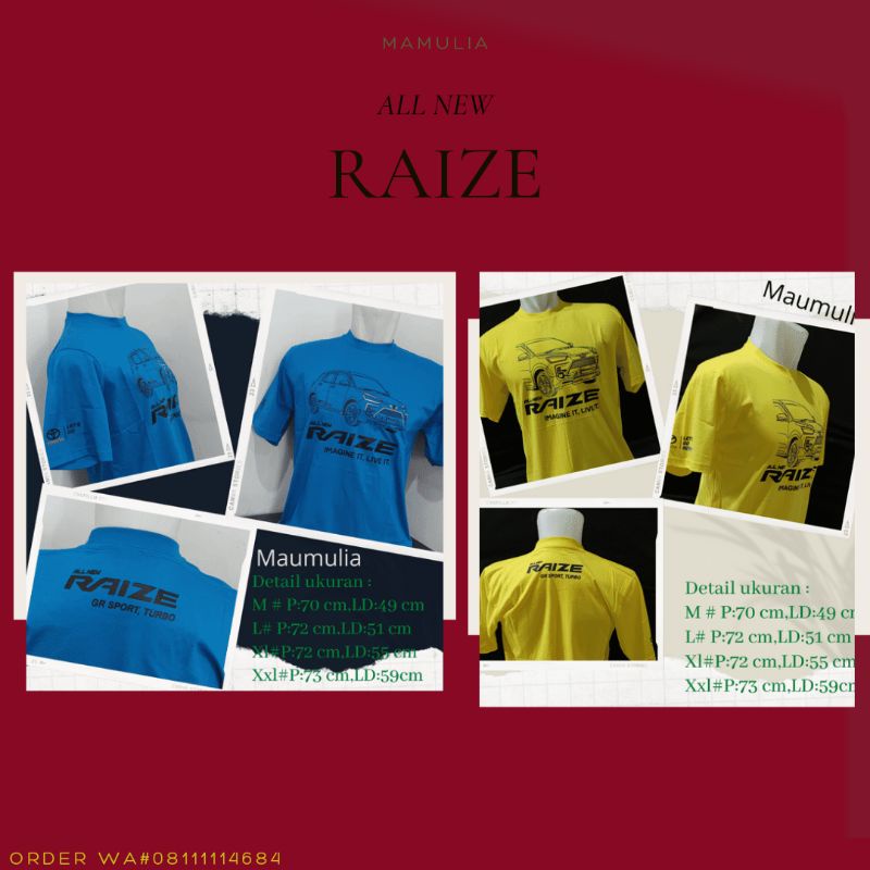 T-SHIRT TOYOTA RAIZE GR