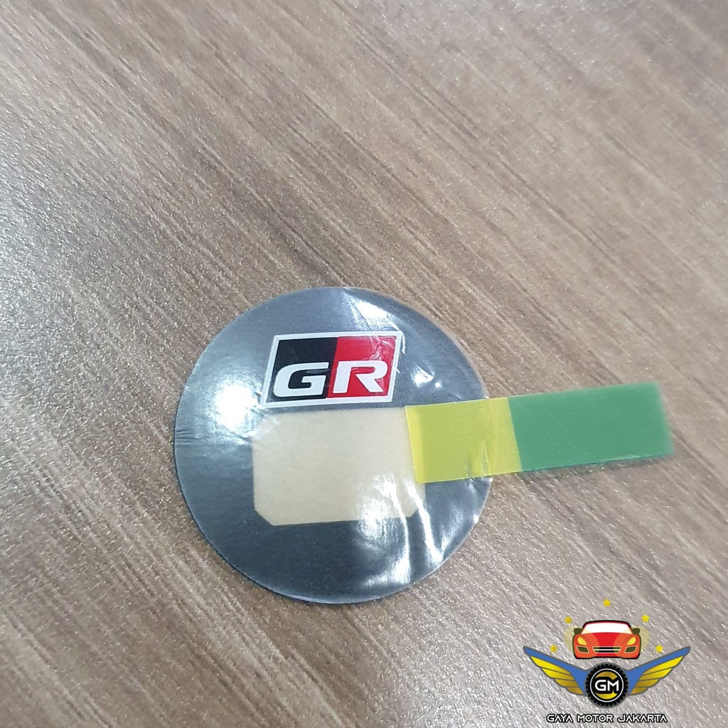 Emblem Logo Stiker Tombol Start Stop Engine GR Raize-Agya-Fortuner-Yaris-Avanza Original