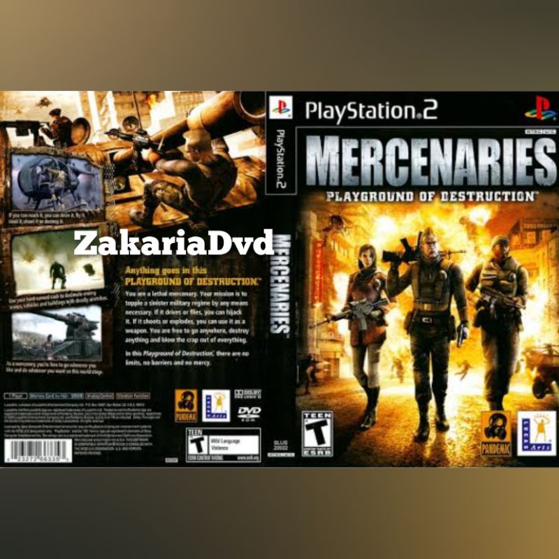 Kaset Ps 2 Mercenaries