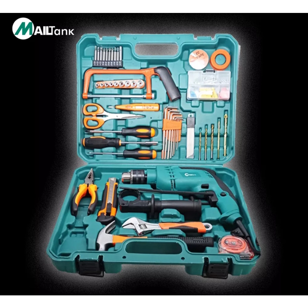 PROMO HANYA HARI INI!!! PAKET BOR GERINDA MAILTANK FREE KOPER Gerinda dan bor - paket pertukangan - power tools - mesin bor -gerinda murah TOOLKIT 24 ITEM BOR 13MM full set